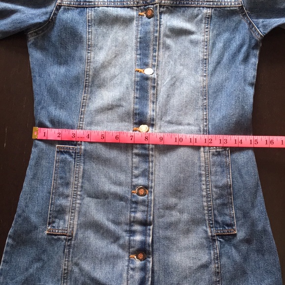 Vintage Y2K Denim Long Line Jacket or Dress - Picture 9 of 11